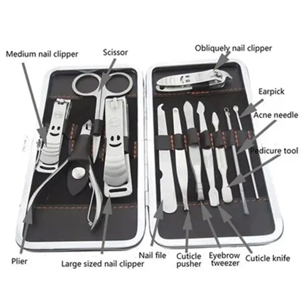 12 in 1 Nail Care Manicure Set Amazing Pedicure Kit (2)