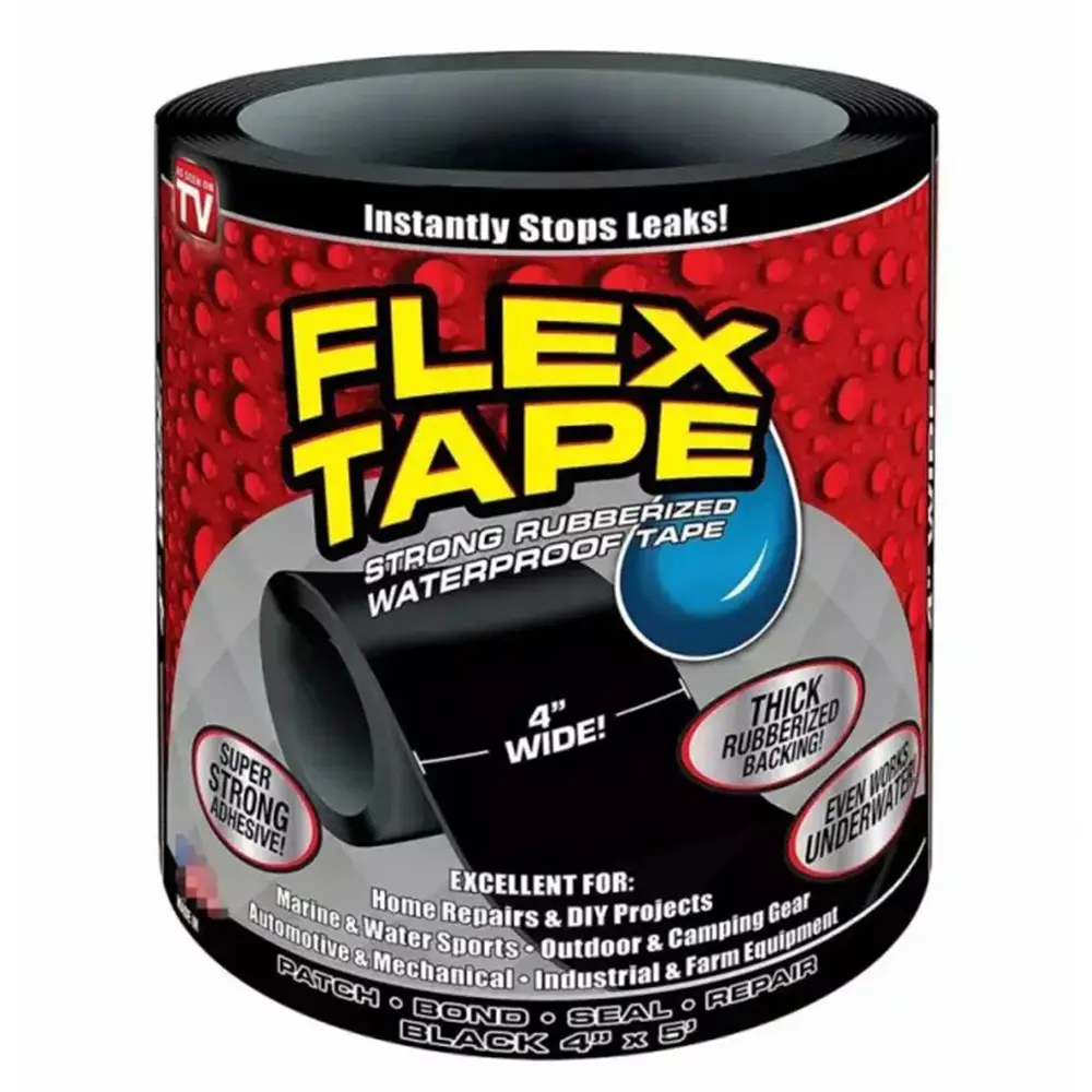 Flex Tape Pipe Repairing Leaking Seal SUPER Strong Waterproof Rubberized Tight Grip (1)