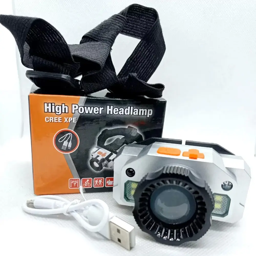 High Power Rechargeable 3 LED Head Lamp Headlight Torch Cree Xpe