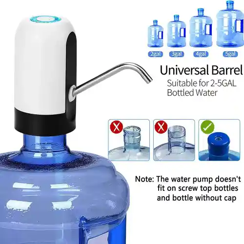Portable Rechargeable Electric Automatic Pump Water Dispenser USB Charging (5)