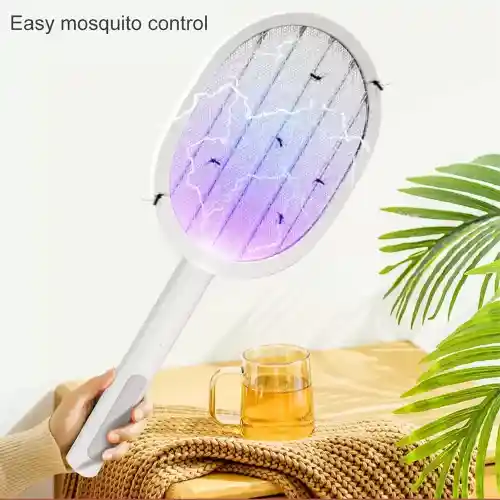 USB Rechargeable 2 in 1 Mosquito Killer Racket Electric Mosquito Swatter