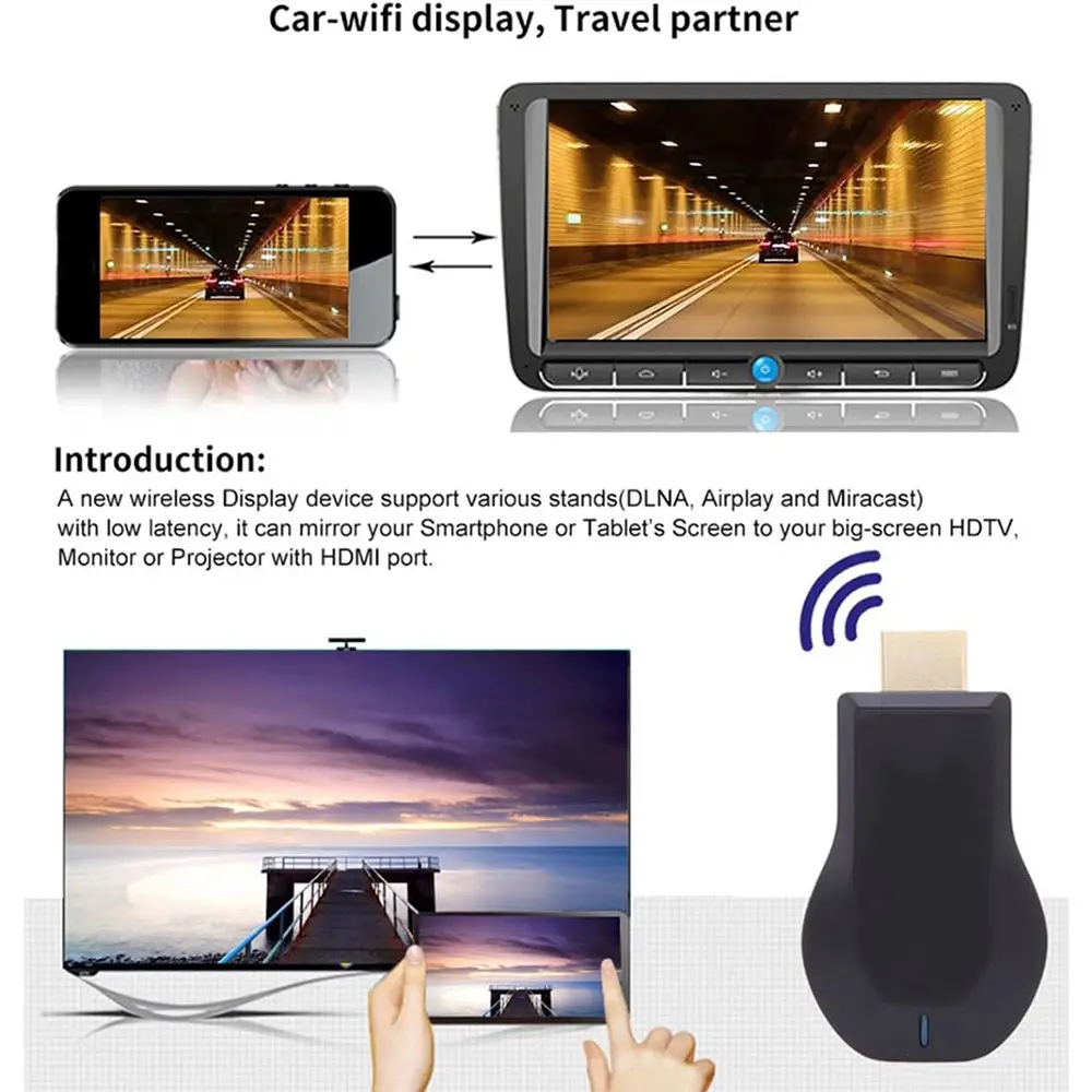 Anycast M9 Plus Wifi Hdmi Wireless Display Dongle (1)