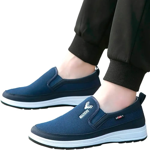 Fashion Sports Casual Men’s Shoes Mens Walking Shoes Blue Color