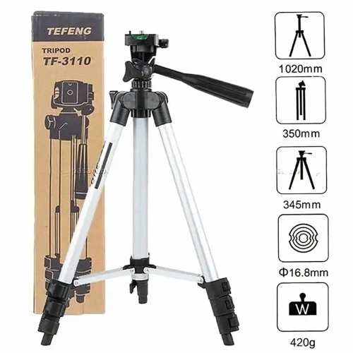 Portable Tripod 3110 Camera Stand and Mobile Stand Fully Flexible Mount