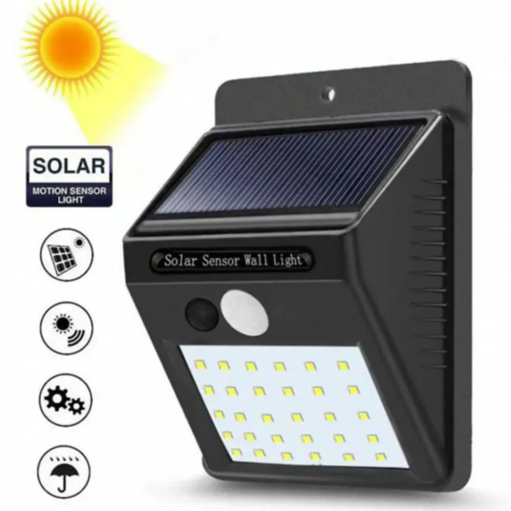 Solar Power Wall Lamp 20 LED Solar Light (1)