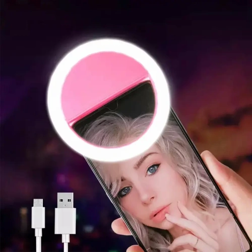 Universal Rechargeable Selfie Ring Light Clip-on Fill Light Mobile Phone LED Lamp (10)