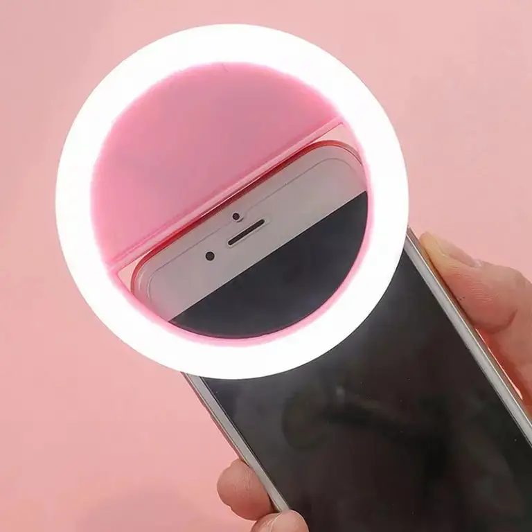 Universal Rechargeable Selfie Ring Light Clip-on Fill Light Mobile Phone LED Lamp (5)