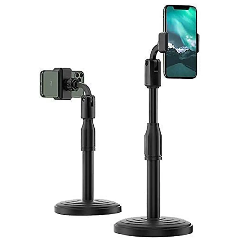 Universal Stand Broadcasting & Recording Mobile Phone Stand Microphone Smartphone Holder (2)