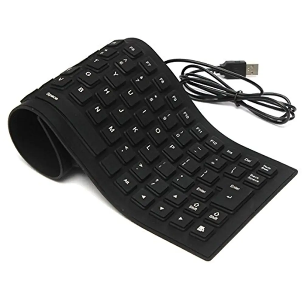 USB Flexible Silicone Keyboard Dust and Water Proof (1)