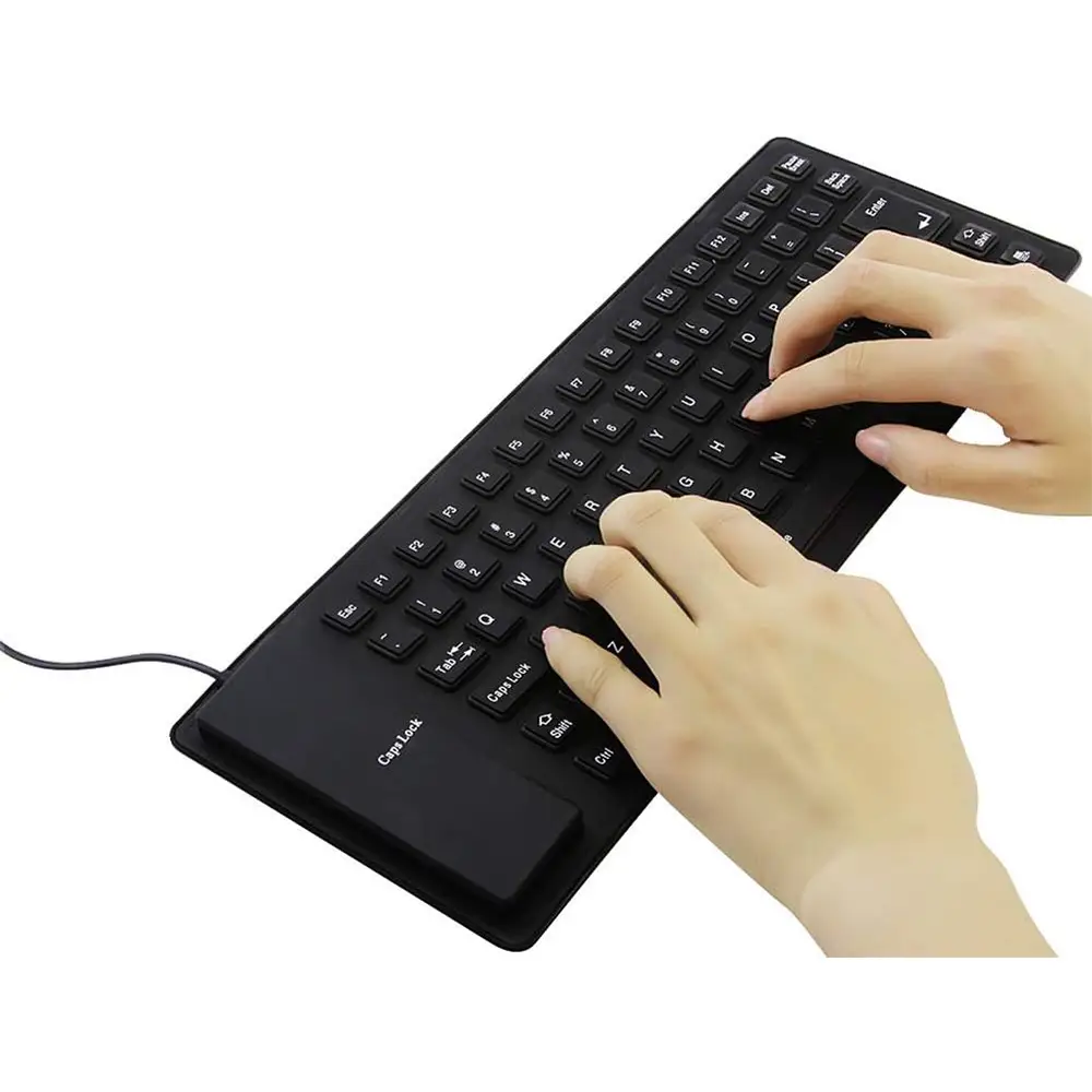 USB Flexible Silicone Keyboard Dust and Water Proof (5)