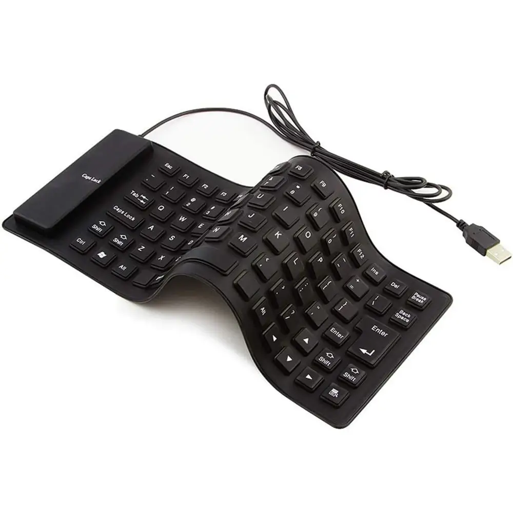 USB Flexible Silicone Keyboard Dust and Water Proof (5)