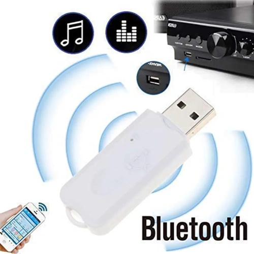 USB Wireless Bluetooth Music Stereo Single Audio Receiver Dongle Adapter