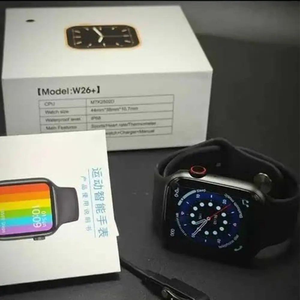 W26+ Smart Watch Support Apple IOS and Android (2)