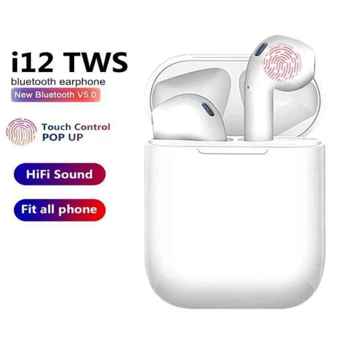 i12 Tws True Wireless Stereo Headset Bluetooth Earphone Touch Control Sports Earbuds (3)