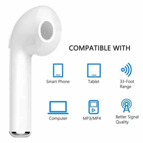 I7 TWS Bluetooth Headset Earphones Stereo Wireless Headphones Earbuds (7)