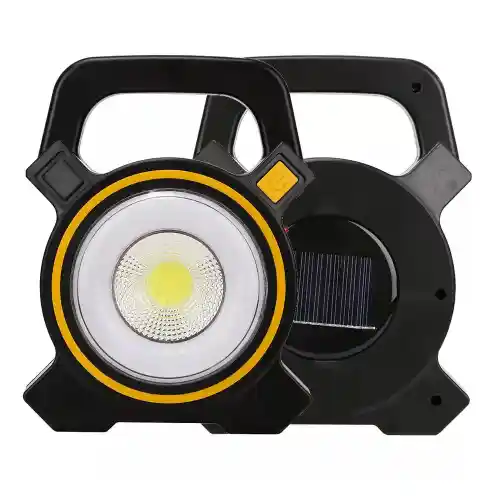 Solar & Rechargeable COB LED USB Rechargeable Work Light Emergency Lamp Torch