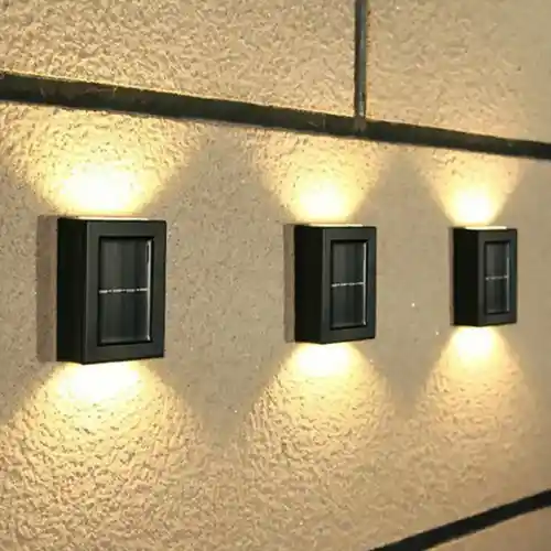 Solar Wall Light Waterproof Up And Down Glow Wall Light Solar Powered Lights Porch Light (4)
