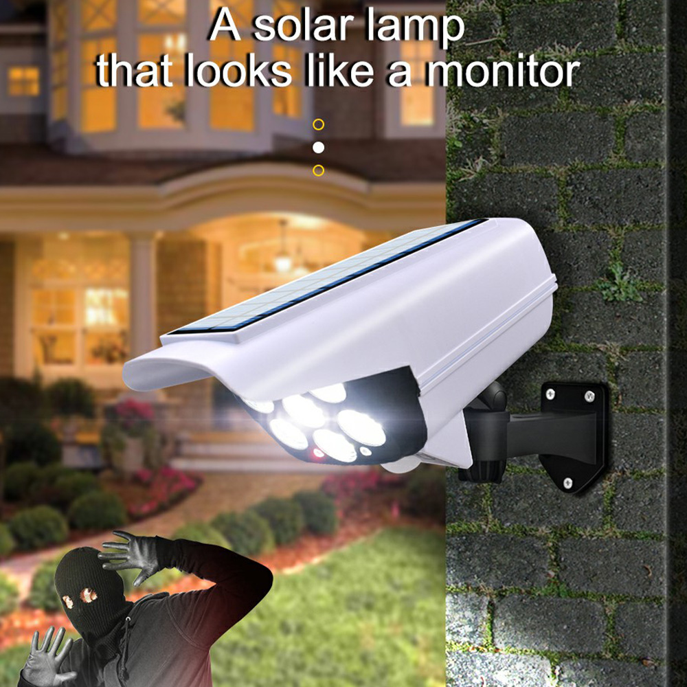 77 LED Solar Light Motion Sensor Security Dummy Camera Lights 3 Modes Wall Lamp (3)