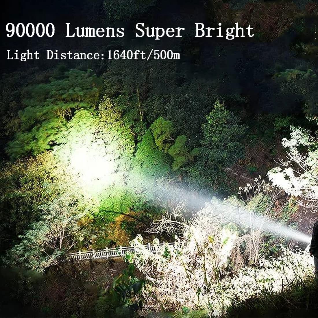 CX-8809 Superbright Powerful LED Multifunctional Searchlight 4 Modes Torch with COB Light (5)