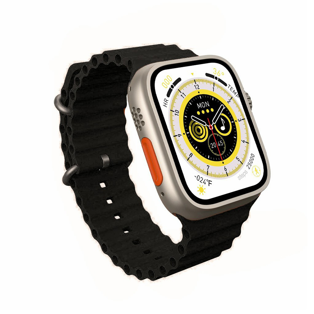 GS8 Ultra Smartwatch Full Touch Screen Waterproof Wireless Charging Smart Watch (18)