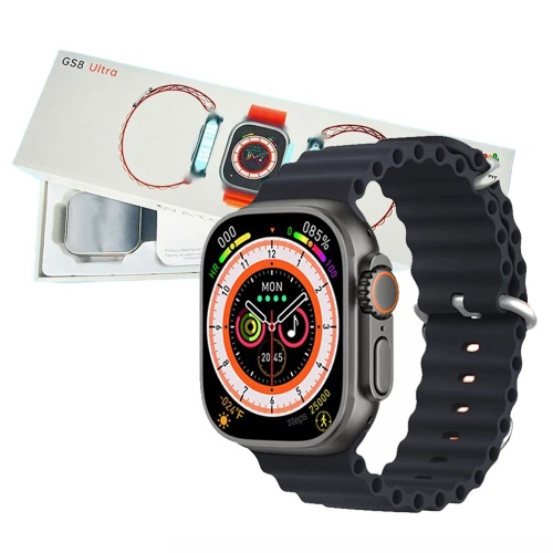 GS8 Ultra Smartwatch Full Touch Screen Waterproof Wireless Charging Smart Watch