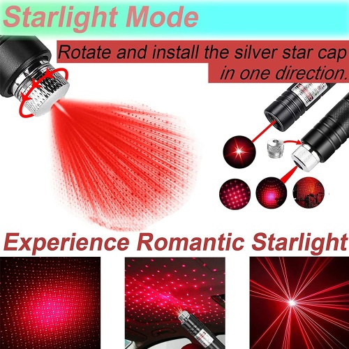 High Power Red Laser Pointer Rechargeable Strong Laser Light Pointer Pen (8)
