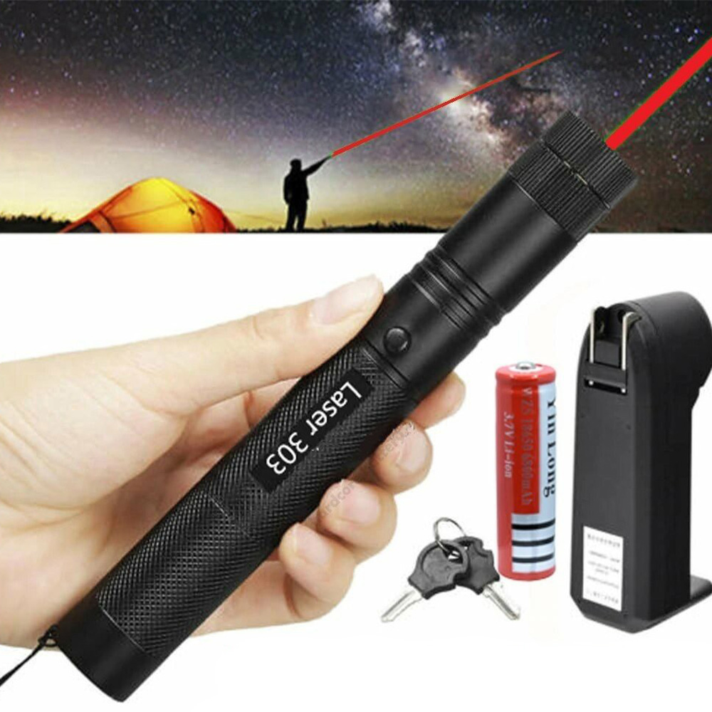 High Power Red Laser Pointer Rechargeable Strong Laser Light Pointer Pen