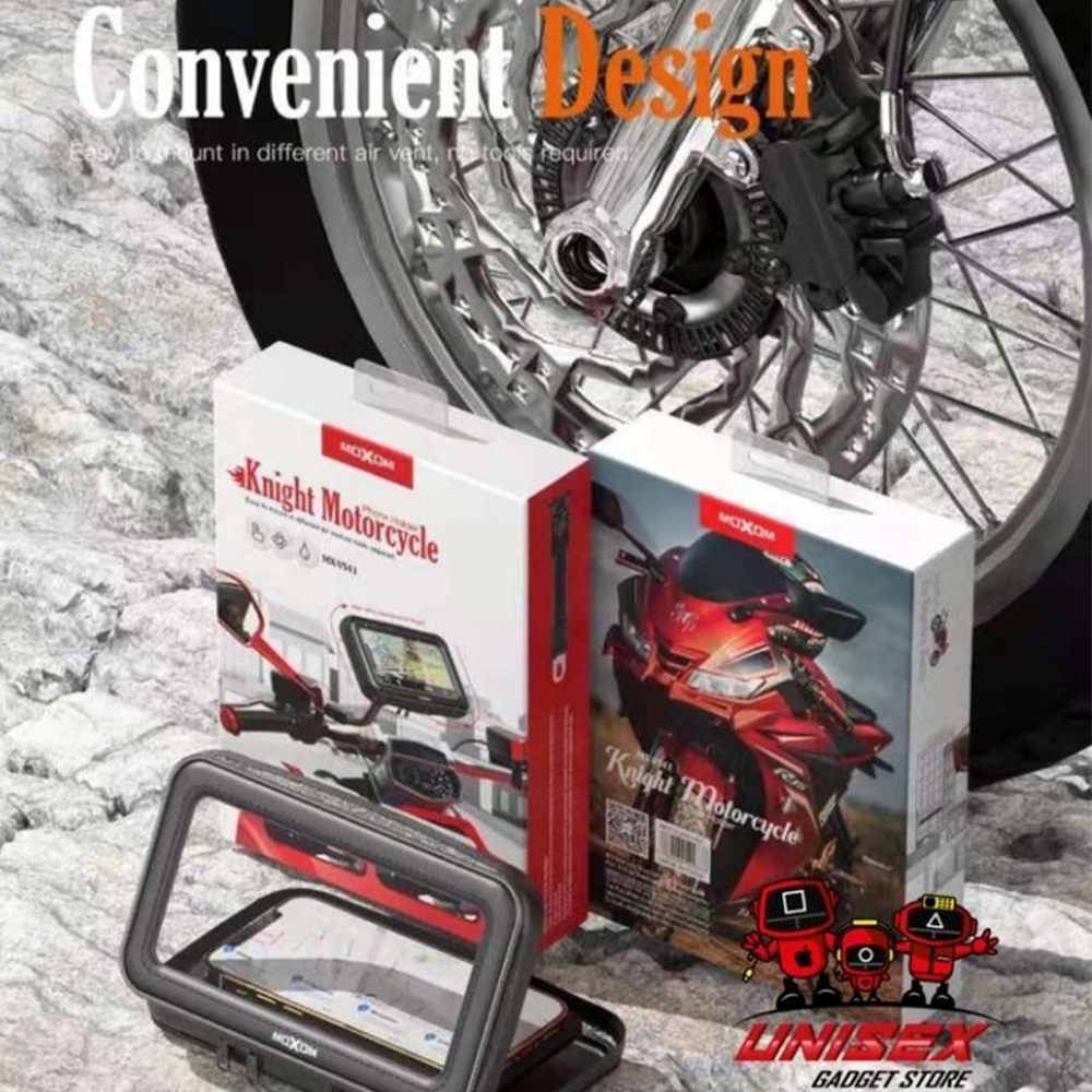 Moxom MX-VS41 Knight Motorcycle Phone Holder 360 Degree Waterproof, Sensitive Touch Screen Motorcycle Bike Mount (6)