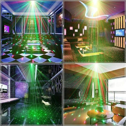 Party Mini Laser Projector Stage Lighting Sound Activated Decoration Light Disco Light Projector (3)