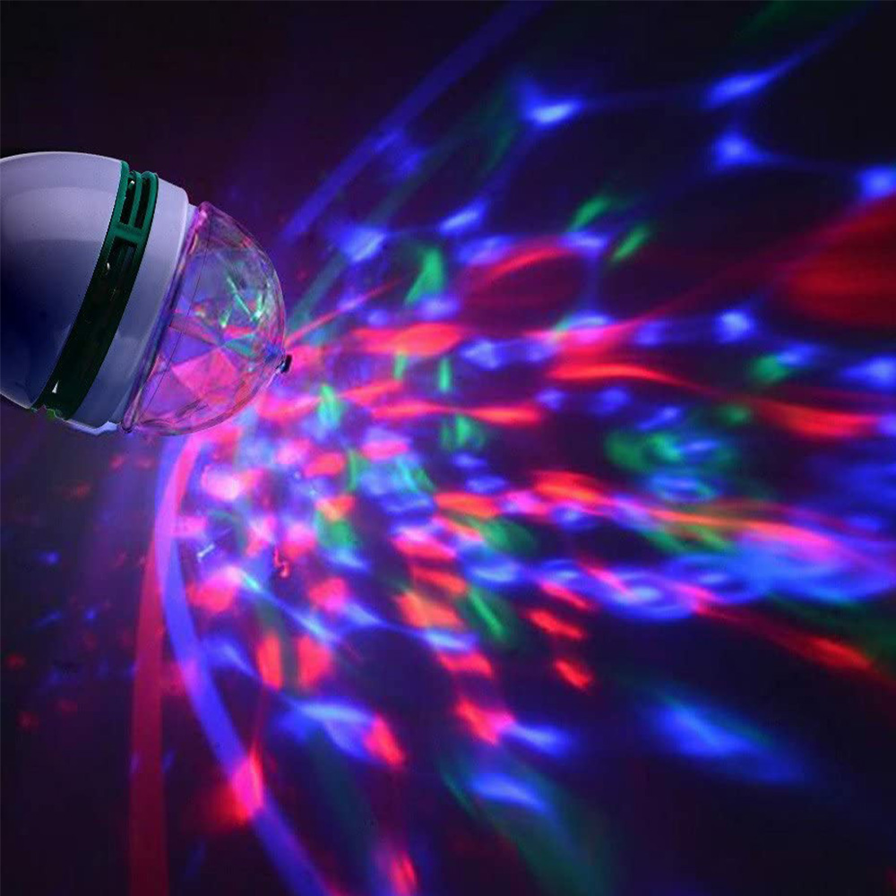RGB Color Rotating Disco Bulb Multi Colour Light Projector LED Party Bulbs Colored Strobe Bulb (12)