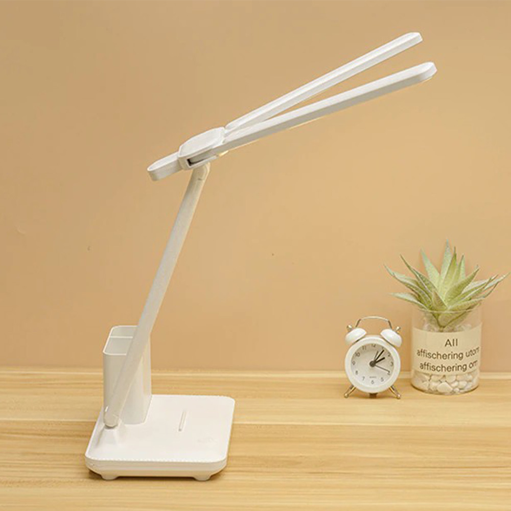 Rechargeable Foldable Double-head Led Desk Lamp 3 Levels Touch Dimmable Folding Eye Protection Desk Lamp (16)