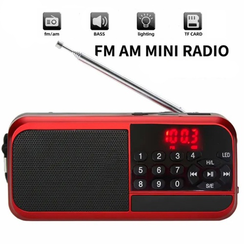 Coldyir CY-H798 Rechargeable Portable Digital Extra Bass Mini Radio