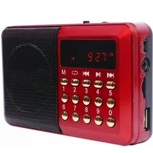 JOC H011UR Rechargeable FM Radio with USB and microSD Slot 3D Sound Excellent Signal (5)