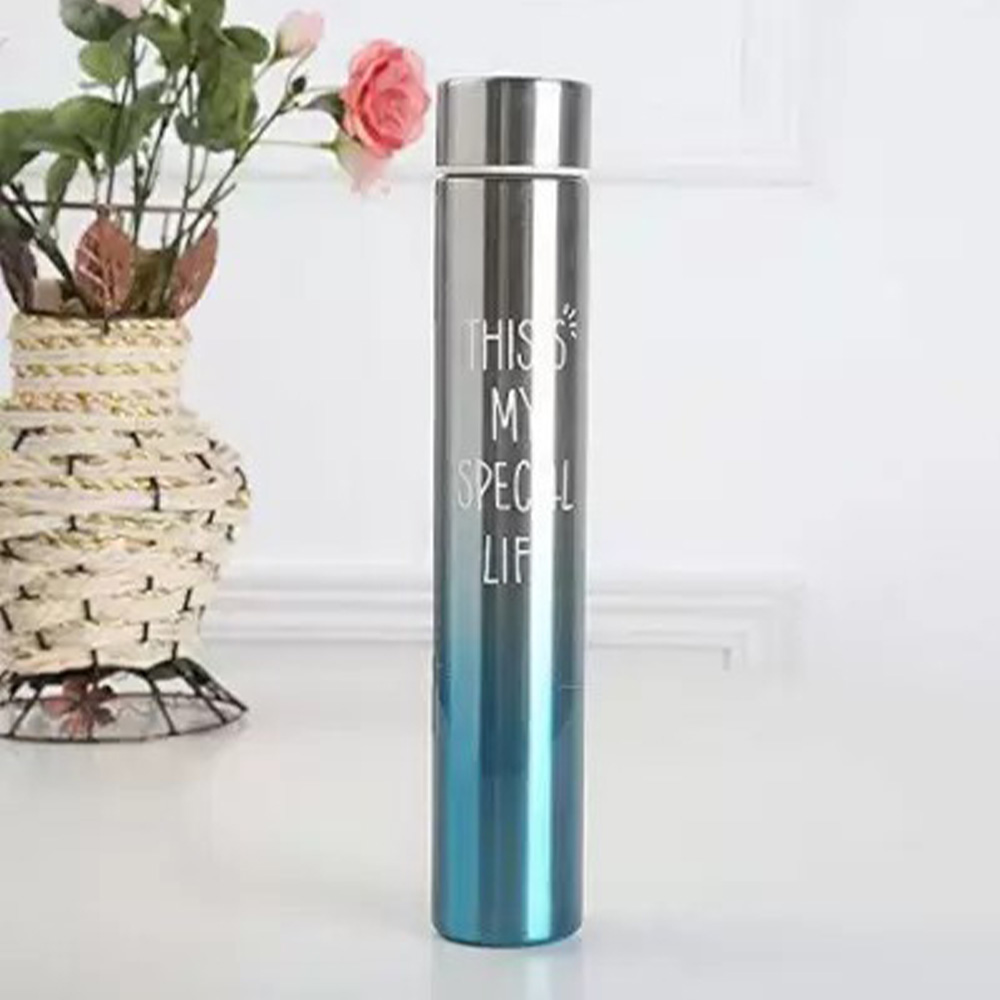 Slim Thin Stainless Steel Vacuum Insulated Thermos Water Bottle