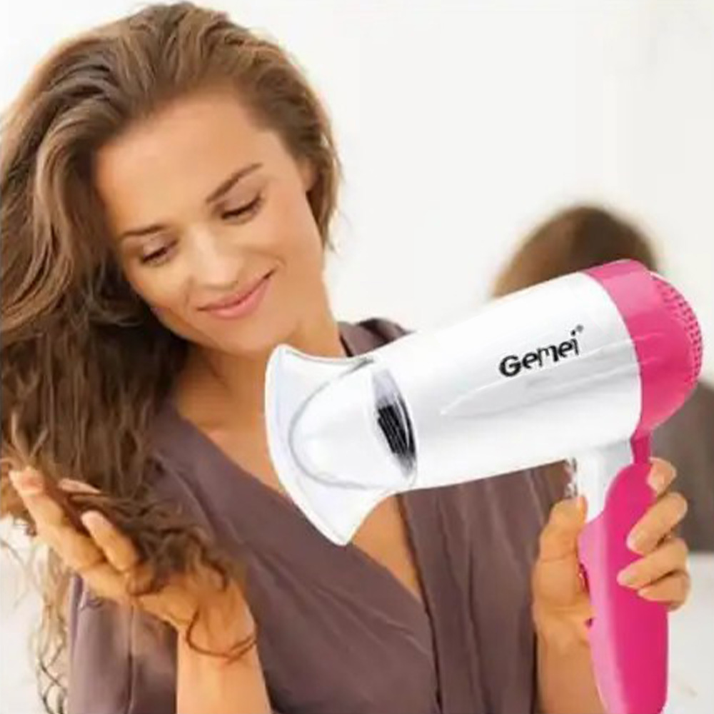Gemei GM-1709 Professional Hair Dryer Foldable Hair Dryer 1000w (4)