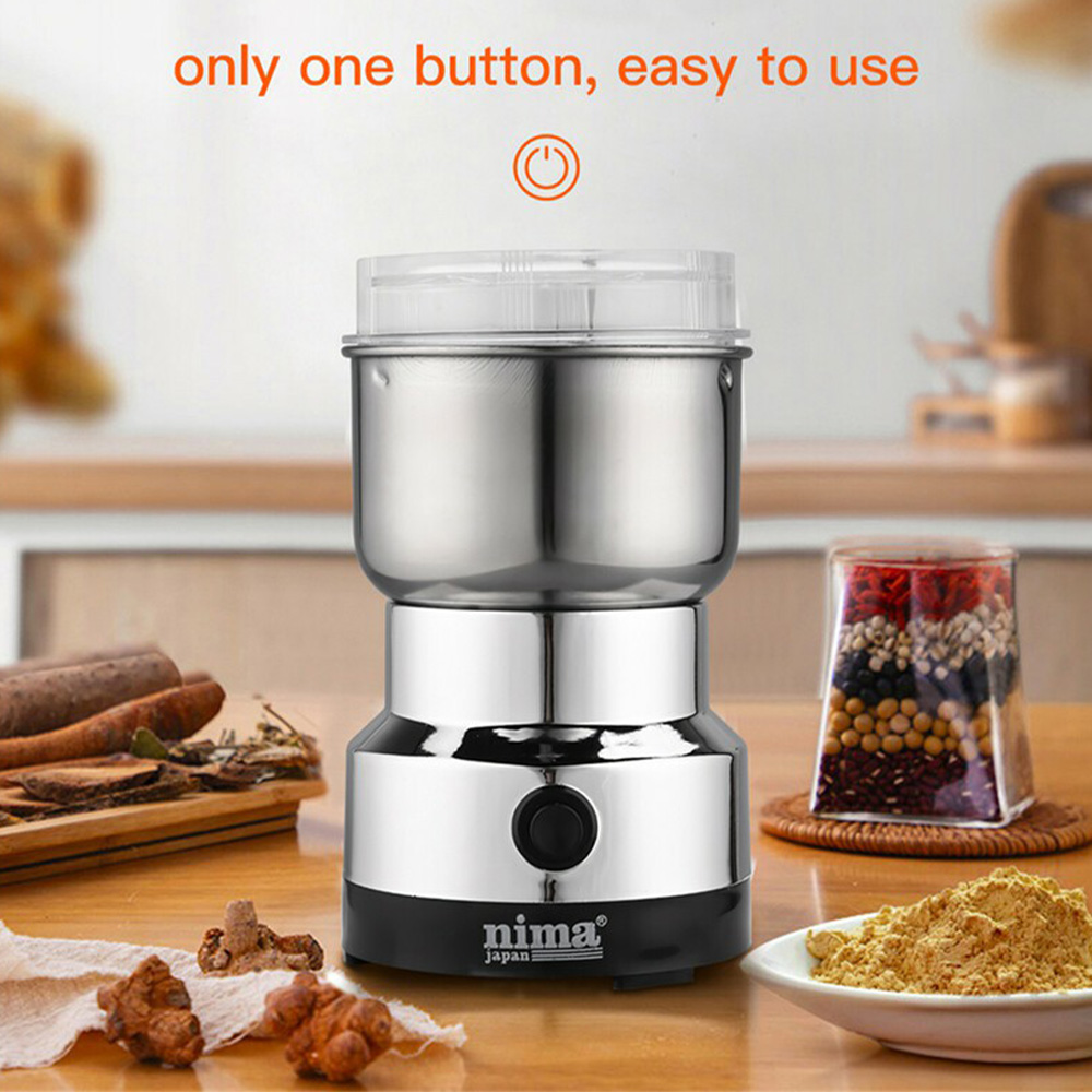 Nima Japan Portable Electric Grinder & Blender for Herbs, Spices, Nuts, Grains, Coffee, Bean Grinding, Fruits and Vegetables (5)