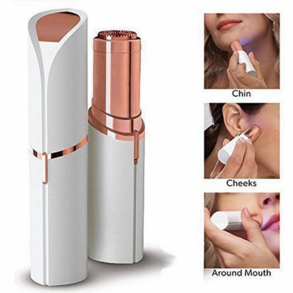 18k Gold Plated Rechargeable Flawless Eyebrow Hair Remover Epilator Facial Hair Remover Shaver Trimmer (10)