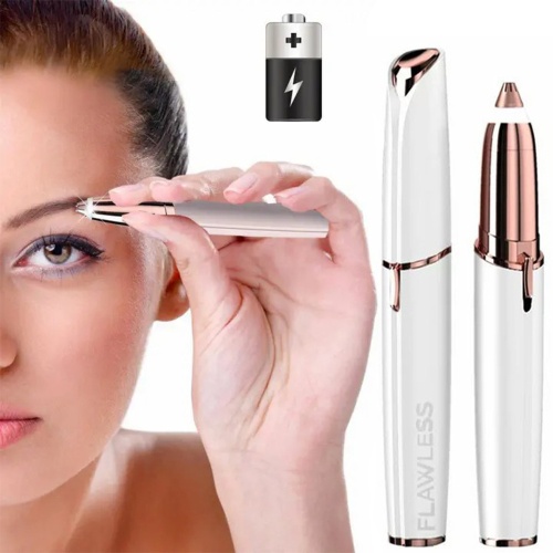 USB Rechargeable Flawless or Flawlbss Painless Eye Brow Remover Hair Remover Trimmer (12)