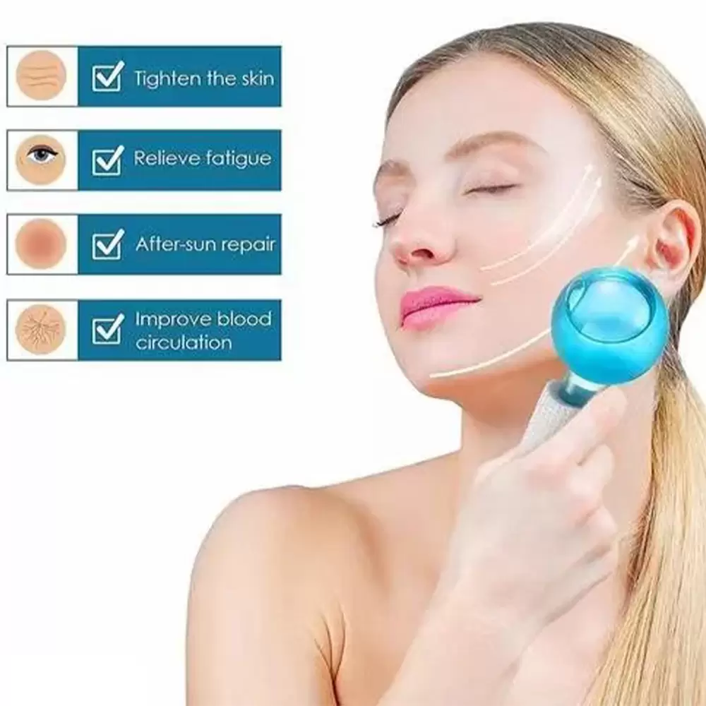 2pcs Face Neck Eye Massager Crystal Face Ice Roller Ball Massagers Glass Ball Ice Globes Skin Care Roller (11)