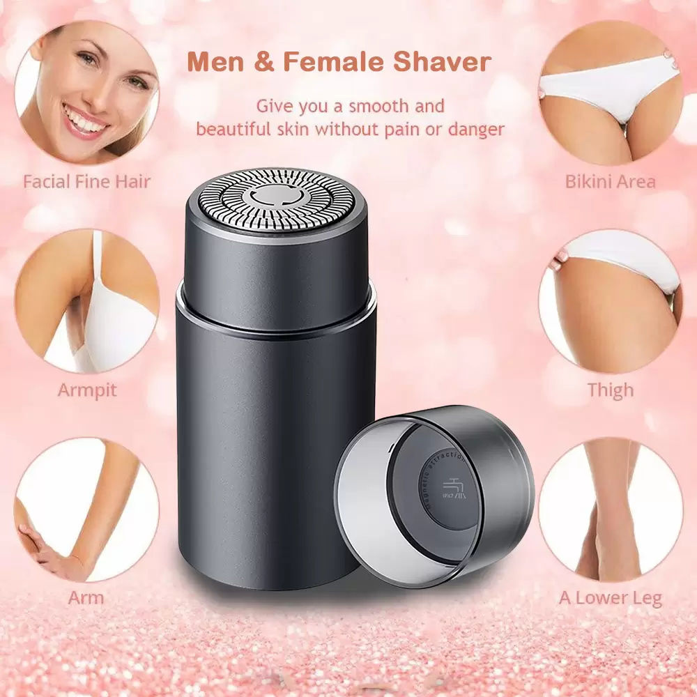 Rechargeable Waterproof Wet and Dry Razor Shaver Beard Razor Men Women Shaving Machine (3)