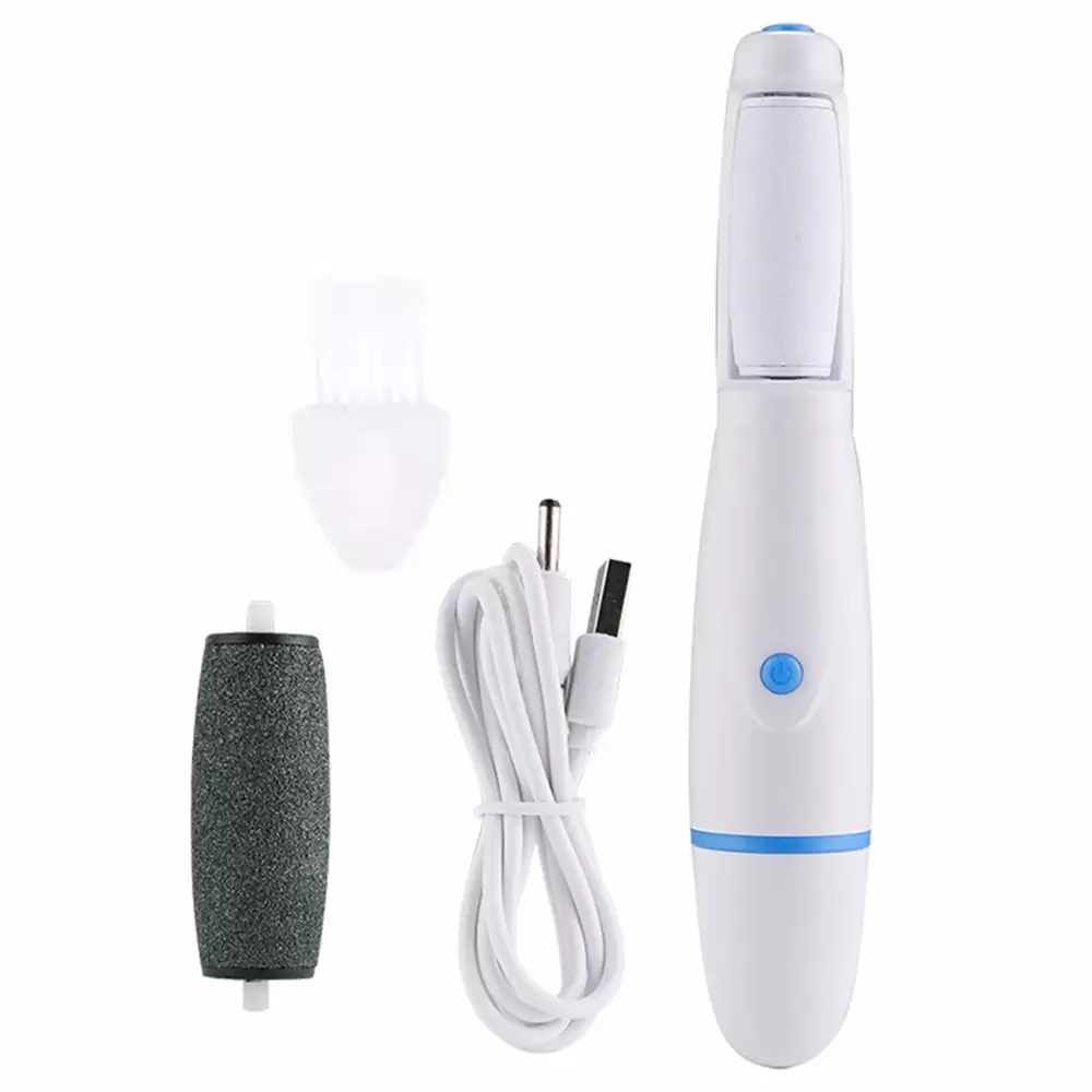 USB Electric Foot File Callus Remover Roller Grinding Pedicure Machine Foot Grinder (1)