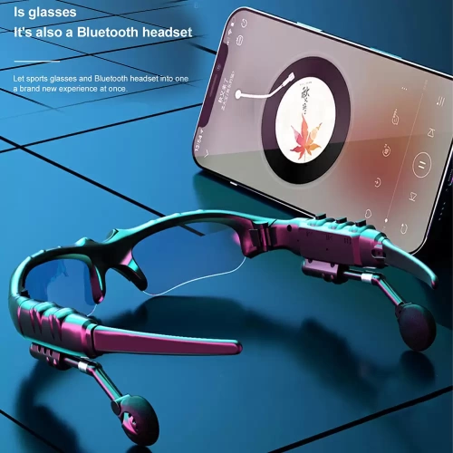 Smart Bluetooth Sunglasses Wireless Earphone Polarized Glasses with Microphone (17)