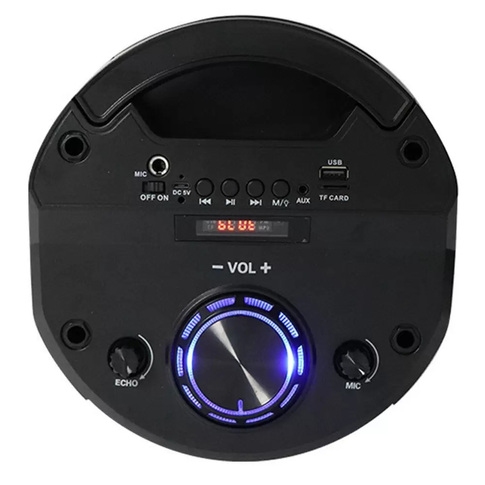 Super Bass ZQS-6208 Bluetooth Big Speaker With Remote And Wired Mic