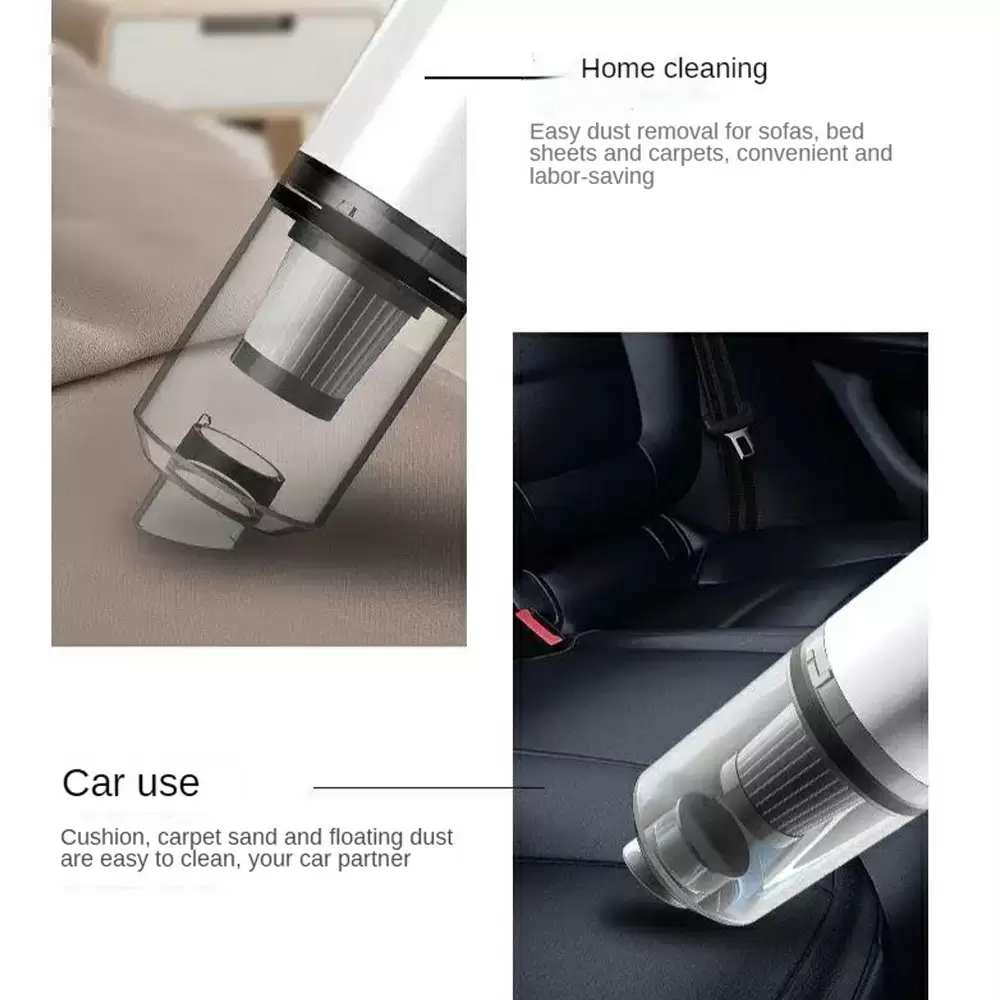 2 in 1 USB Rechargeable Wireless Handheld Car Vacuum Cleaner for Vehicle and Home (21)