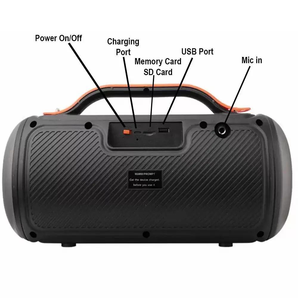 CS-4410 Hi Fi Sound Wireless Speaker with with Mic Jack Fm Radio USB SD Card Slot (7)