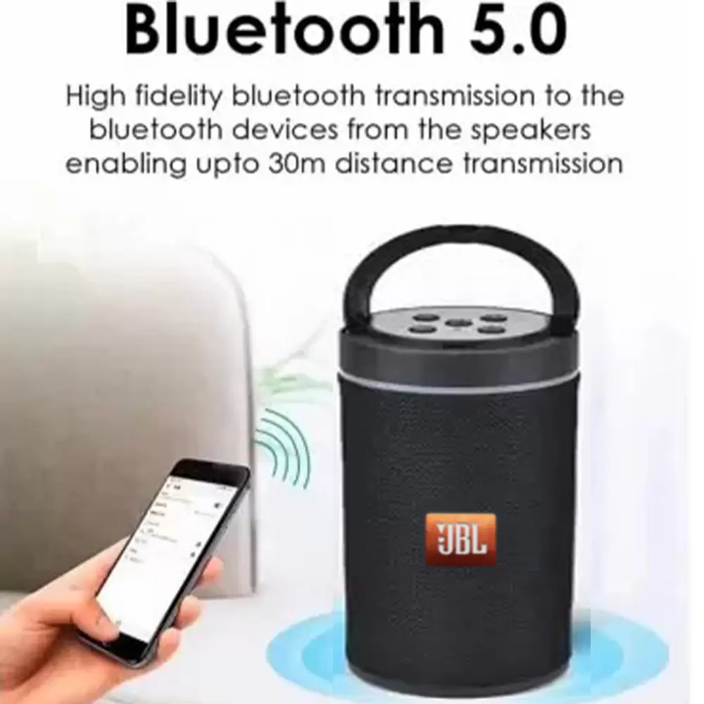 Mini 125 Wireless Bluetooth Speaker with Phone Holder FM Radio SD Card USB Supported (11)