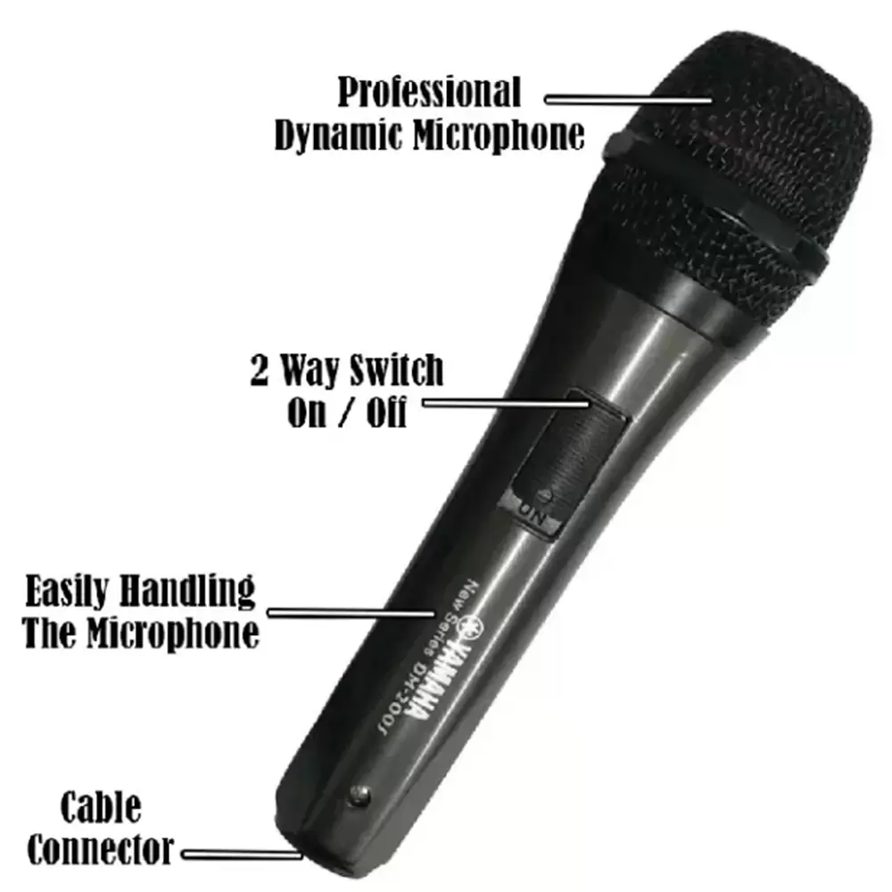 Yamaha DM-200s Professional Dynamic Microphone For Karaoke Vocal (8)