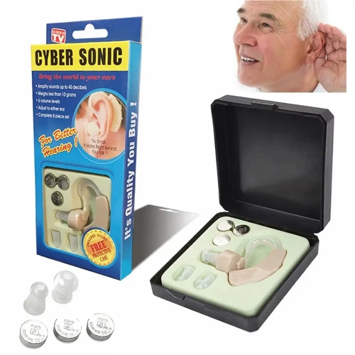 Cyber Sonic Hearing Aids High Performance Hearing Aid Adjustable Volume Amplifier