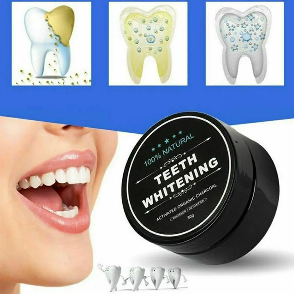 Miracle Teeth Whitener Natural Whitening Coconut Charcoal Powder (9)