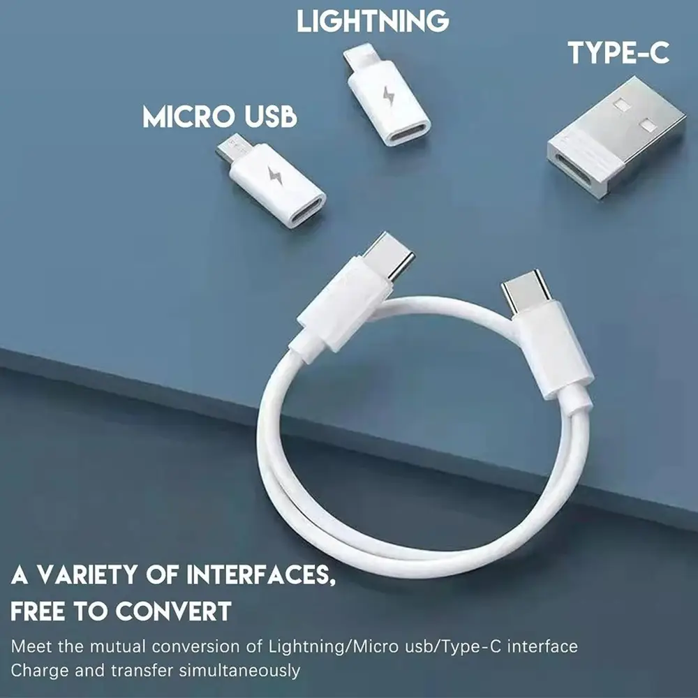 60W Fast Charging 3 In 1 Fast Charging Data Cable Set Multifunctional Mobile Phone Usb Cable Set And Sim